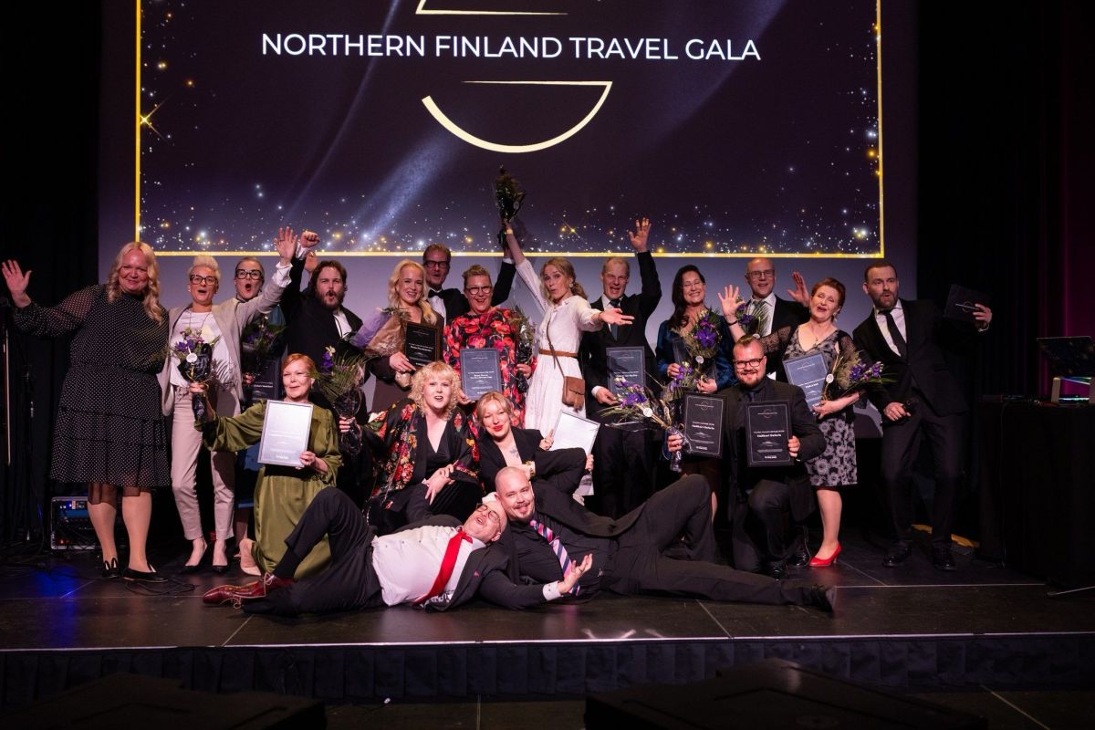 Hilltop Hotel Iso-Syöte named as Tourism Company of the Year at Northern Finland Travel Gala