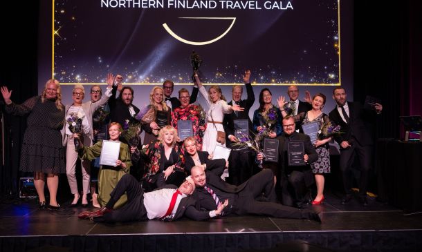 Hilltop Hotel Iso-Syöte named as Tourism Company of the Year at Northern Finland Travel Gala